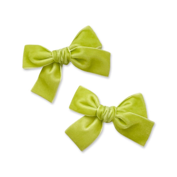 Velvet Bow | Lively Lime, , All The Little Bows - All The Little Bows
