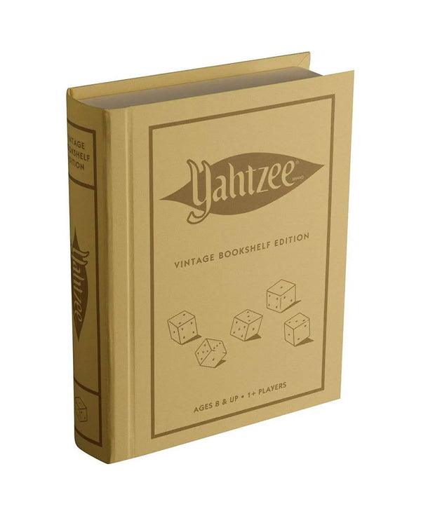 Yahtzee - Vintage Bookshelf Edition - WS Game Company - All The Little Bows